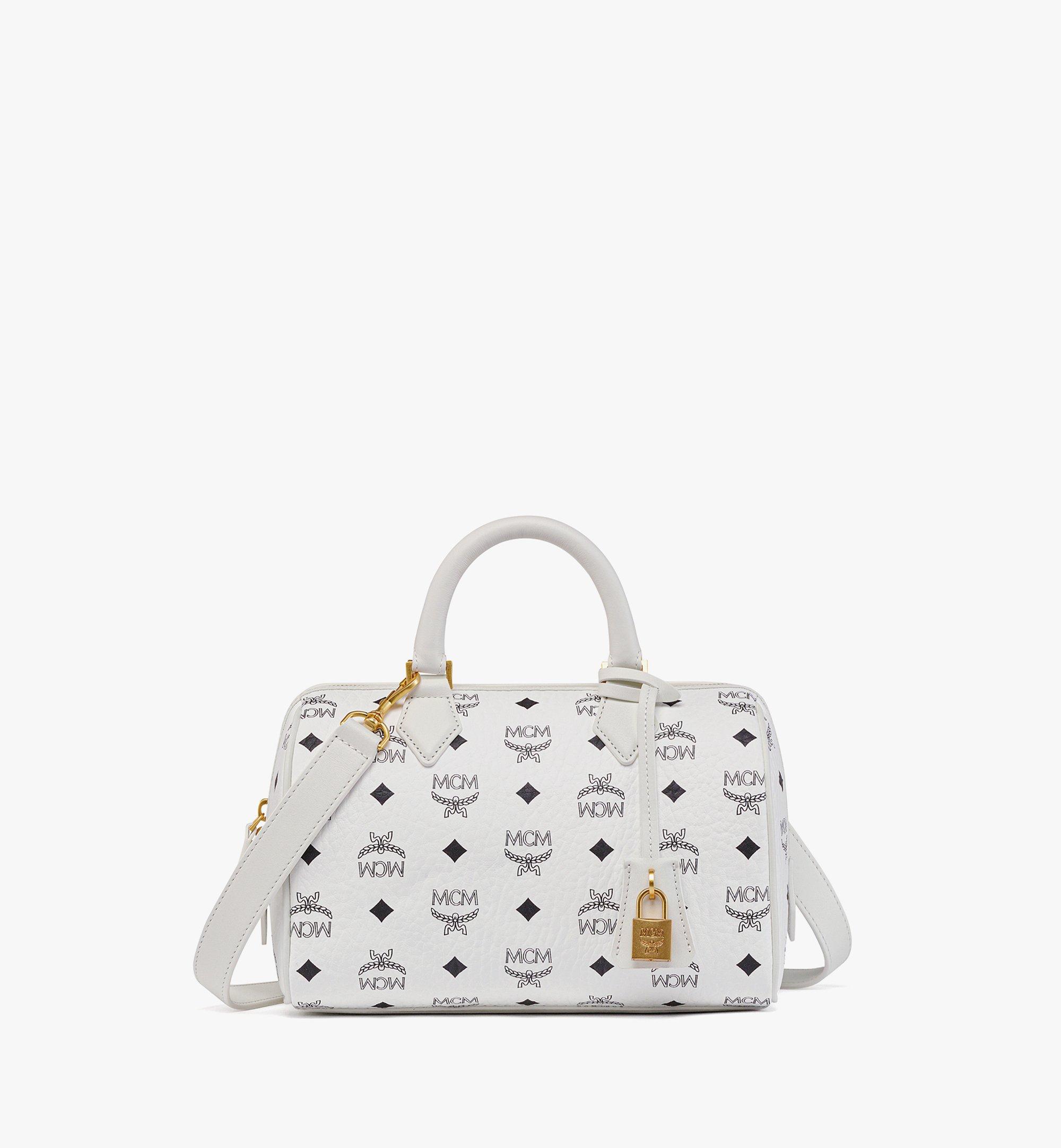 White 2024 mcm bag